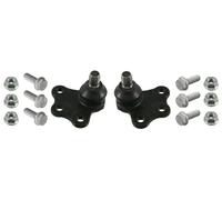 2x Pernos de brazo de suspensión SWAG Parte delantera I+D para OPEL MERIVA A
