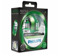 2x Philips H7 Color Vision Green Halógeno Verde 12972CVPBS2