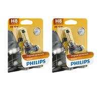 2X Philips Standard H8 Halógena 35W 12V Bombillas De Automóvil