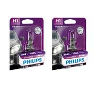 2x Philips VisionPlus H1 Halógena Hasta 60% Más Luz 55W 12V Lámparas De Coche