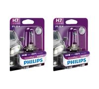 2x Philips VisionPlus H7 Halógenas Hasta 60% Más Luz 55W 12V Lámparas De Coche