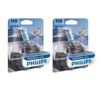 2X Philips WhiteVision Ultra H8 Halógena 35W 12V Lámparas De Automóvil
