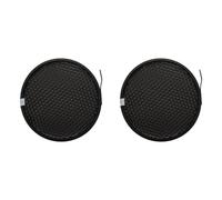 2X Photo Studio 16,8 cm 60 grados Rejilla de panal para pantalla de lámpara difusora reflectora estándar de 7 pulgadas