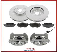 2x Pinza Freno para VW Golf 7Gti Performance 340mm Discos de Carbono Pastillas