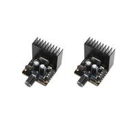 2X Placa Amplificadora de Potencia, 30 W + 30 W de Doble Canal 2.0 Kit de Amplificador de Audio Clase AB CC 12 V Módulo Amplificador Estéreo Digital