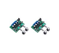 2X Placa Amplificadora de Potencia HiFi de Clase D de 2,1 Canales, 25 W + 6 W + 6 W, Control de Volumen del Amplificador de Sonido para Subwoofer de