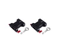 2X Placa Base de Cámara MultifunciónCon Abrazadera de Riel de Varilla de 15 mm para Accesorios de Soporte de Plataforma de Hombro de Cámara Dslr