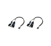 2X Placa Base USB 2.0 9Pin Header 1 una 4 Extension Hub Splitter Adaptador Convertidor 30CM Cable Interno de 9 Pines