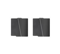 2X Placa de Construcción de Doble Cara PEI Negra de 257 X 257 mm para Bambu-Lab A1/X1C/X1/X1E/P1P/P1S, Placa PEI Lisa y Texturizada