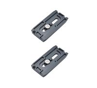 2X Placa de Liberación Rápida, Adaptador de Placa de Liberación Rápida de Cámara para Benro KH25 / KH26 / KH25N / KH26NL Accesorios de Cámara