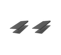 2X Placa de Refuerzo de Montaje de Monitor Placa de Soporte de Acero para Vidrio Delgado y Otras Superficies de Mesa Frágiles para la Mayoría de los
