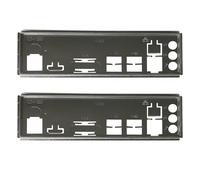 2X Placa Trasera de Protección de E/S para Placa Base de Minería B250C B75 12USB B75 8USB Soporte de Chasis Deflector IO