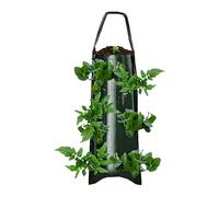 2x Plantation Pour Fraise - Sacs De Plantation De Fraises En Feutre | Culture Potager Tour A Fraise Suspendre | Jardinières Robustes Avec Poignées | IDéales Pour plantess De Terrasse, Balcon Et Jardin