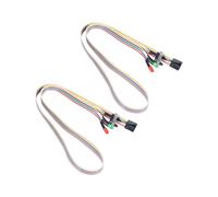 2X Plomo de Interruptor HDD Reinicio Alimentacion Potencia ATX Lampara LED Verde Rojo Caja PC 20 pulgada
