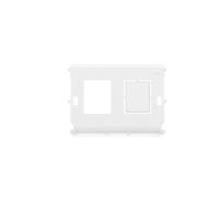 2x port Keystone inlet for DN-93844-OD for 2x RJ45 Keystone Modules