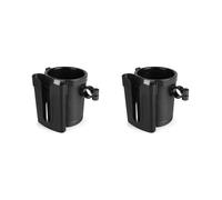 2X Portavasos para Bicicleta con Soporte para Llaves Teléfono Celular Portavasos Universal de Bebidas del Manillar para Bicicletas, Scooters, Negro