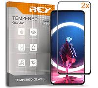 2X Protector de Pantalla Curvo 3D para Nubia Red Magic 7 Pro - REDMAGIC 7S Pro, Negro, Protección Completa, 3D / 4D / 5D