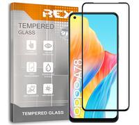 2X Protector de Pantalla Curvo 3D para OPPO A78 4G - OPPO RENO8 Lite, Negro, Protección Completa, 3D / 4D / 5D