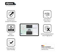 2x Protector de Pantalla para ALLDOCUBE iPlay 70 Max Pro protectores mate dipos