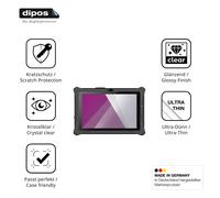 dipos 2x Protector de Pantalla claro para Conker NS101 | Transparente, ajuste perfecto, antiarañazos, sin burbujas, apto para fundas, compatible con huellas dactilares, autoadhesivo