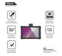 dipos 2x Protector de Pantalla claro para Conker NS108 MRZ | Transparente, ajuste perfecto, antiarañazos, sin burbujas, apto para fundas, compatible con huellas dactilares, autoadhesivo