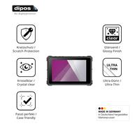 dipos 2x Protector de Pantalla claro para Conker SX88 | Transparente, ajuste perfecto, antiarañazos, sin burbujas, apto para fundas, compatible con huellas dactilares, autoadhesivo