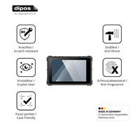 dipos 2x Protector de Pantalla 9H claro para Conker SX88 | Transparente, no se rompe ni astilla, no es cristal, antigolpes, antiarañazos, sin burbujas, apto para fundas, autoadhesivo