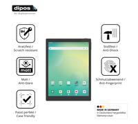 2x Protector de Pantalla para Hannspree Lumo 7.8 Vidrio Flexible Mate