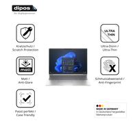 2x Protector de Pantalla para HP EliteBook 6 G1i 16 Zoll protectores mate dipos