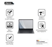2x Protector de Pantalla para HP OmniBook Ultra 14-kd0771ngx Vidrio Flexible
