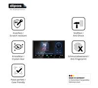 2x Protector de Pantalla para Kenwood DMX7525DABS Vidrio Flexible Cristal