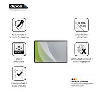 dipos 2x Protector de Pantalla mate para Nubia Pad 3D 12.4