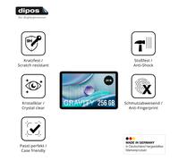 dipos 2x Protector de Pantalla 9H claro para SPC GRAVITY PRO 11