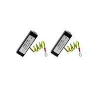 2X Protector de Sobretensión de Fax Telefónico Supresor de Truenos RJ11 Kl01-P4H Negro RJ11 ADSL