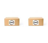 2x Protectores de disco de freno A.B.S. Parte trasera I+D para SKODA, VW GOLF