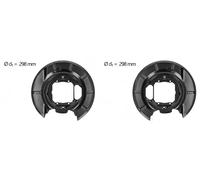 2x Protectores de disco de freno AIC I+D para BMW 5 E39, E39