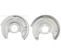 2x Protectores de disco de freno TRISCAN Parte trasera I+D para AUDI, SKODA, VW