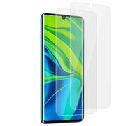 2x Protectores de pantalla para Xiaomi Mi Note 10 de cristal templado flexible