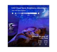 2X Proyector de Galaxia con Luz Nocturna, Astronauta y Estrellas con Altavoz , Temporizador y Control Remoto. Perfecto para el Dormitorio y