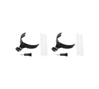 2X PULUZ para Casco de Motocicleta Portátil Soporte de Mentón Soporte de Cámara Deportiva Soporte de Equipo de Cámara de Teléfono Móvil para