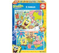 2x Puzzle 100 Bob Esponja - EDUCA