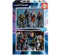 2x Puzzle 100 Lightyear - EDUCA