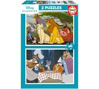 2x Puzzle 48 Disney Animals - EDUCA