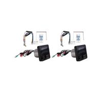 2X Radio Marina FM AM MP3 Reproductor Multimedia Estéreo Impermeable USB AUX Receptor para UTV ATV SPA RZR