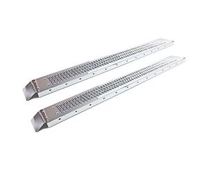 2X Rampa Carga Descarga 400 kg Moto Acero galvanizado 160x22,5x4,5cm