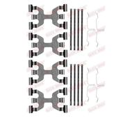2x Rápido Brake 109-0189 Set Accesorios Discos Frenos de Llanta Delant. para