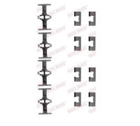 2x Rápido Freno Brake 109-1092 Set Accesorios Discos de Llanta Detrás para Honda