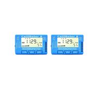 2X RC CellMeter8 1S-8S Medidor de Prueba de Voltaje de Capacidad de Batería para Medidor LiPo Li-Lon NiMH