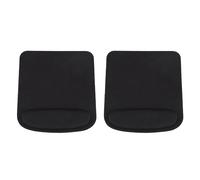 2X Rectangle Estera de Los Ratones del CojíN de Ratón de Eva del Paño de la Ayuda de la MuñEca para El Negro 210 x 230 x 20M M del Cálculo