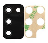 2X reemplazo de la Cubierta de Vidrio de la Lente Trasera Compatible con Samsung Galaxy A02s A025F A025G / DS A025M / DS 6.5" Negro